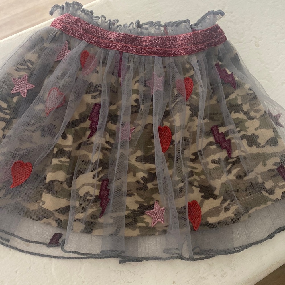 Military pretty!!! Cutest tulle skirt!